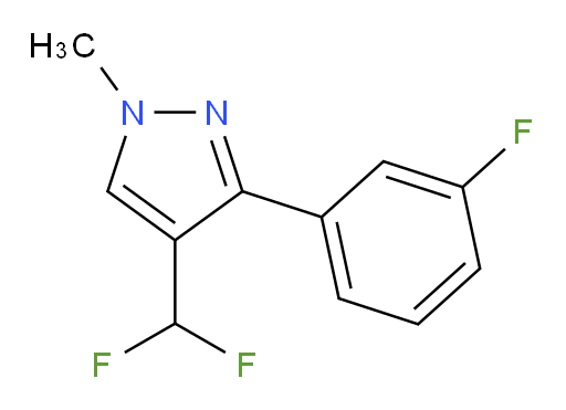 4-(difluoromethyl)-3-(3-fluorophenyl)-1-methyl-1H-pyrazole