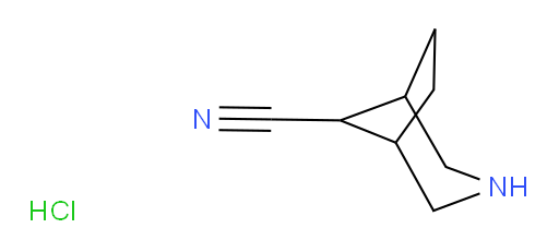 3-azabicyclo[3.2.1]octane-8-carbonitrile hydrochloride