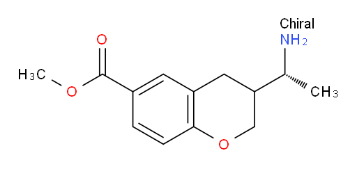 methyl 3-[(1R)-1-aminoethyl]-3,4-dihydro-2H-1-benzopyran-6-carboxylate