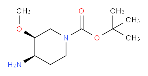 rac-tert-butyl (3R,4S)-4-amino-3-methoxypiperidine-1-carboxylate