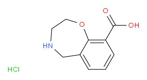 2,3,4,5-tetrahydro-1,4-benzoxazepine-9-carboxylic acid hydrochloride