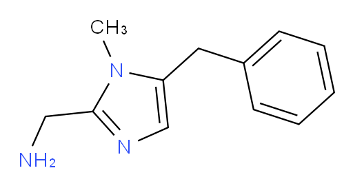 (5-benzyl-1-methyl-1H-imidazol-2-yl)methanamine