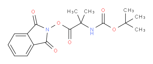 1,3-dioxo-2,3-dihydro-1H-isoindol-2-yl 2-{[(tert-butoxy)carbonyl]amino}-2-methylpropanoate