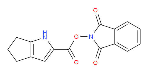 1,3-dioxo-2,3-dihydro-1H-isoindol-2-yl 1H,4H,5H,6H-cyclopenta[b]pyrrole-2-carboxylate