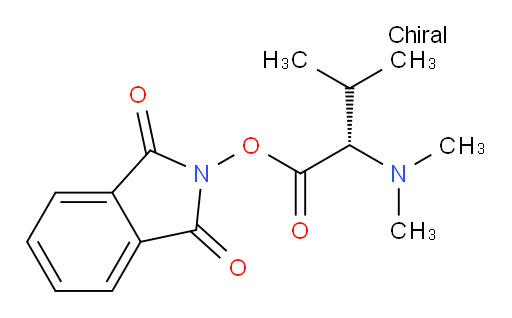 1,3-dioxo-2,3-dihydro-1H-isoindol-2-yl (2S)-2-(dimethylamino)-3-methylbutanoate