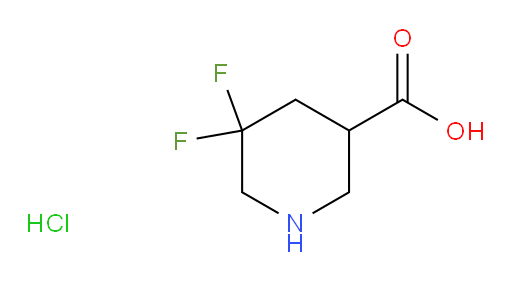 5,5-difluoropiperidine-3-carboxylic acid hydrochloride