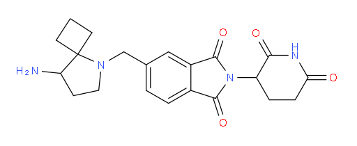 5-({8-amino-5-azaspiro[3.4]octan-5-yl}methyl)-2-(2,6-dioxopiperidin-3-yl)-2,3-dihydro-1H-isoindole-1,3-dione