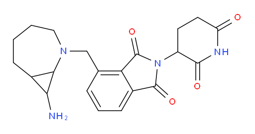 4-({8-amino-2-azabicyclo[5.1.0]octan-2-yl}methyl)-2-(2,6-dioxopiperidin-3-yl)-2,3-dihydro-1H-isoindole-1,3-dione