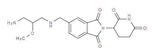 5-{[(3-amino-2-methoxypropyl)amino]methyl}-2-(2,6-dioxopiperidin-3-yl)-2,3-dihydro-1H-isoindole-1,3-dione