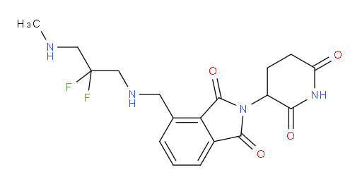 4-({[2,2-difluoro-3-(methylamino)propyl]amino}methyl)-2-(2,6-dioxopiperidin-3-yl)-2,3-dihydro-1H-isoindole-1,3-dione