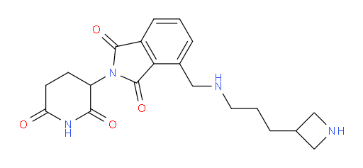 4-({[3-(azetidin-3-yl)propyl]amino}methyl)-2-(2,6-dioxopiperidin-3-yl)-2,3-dihydro-1H-isoindole-1,3-dione