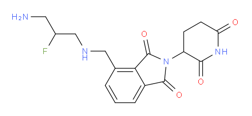 4-{[(3-amino-2-fluoropropyl)amino]methyl}-2-(2,6-dioxopiperidin-3-yl)-2,3-dihydro-1H-isoindole-1,3-dione