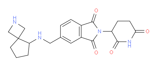 5-[({2-azaspiro[3.4]octan-5-yl}amino)methyl]-2-(2,6-dioxopiperidin-3-yl)-2,3-dihydro-1H-isoindole-1,3-dione