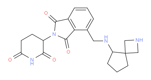4-[({2-azaspiro[3.4]octan-5-yl}amino)methyl]-2-(2,6-dioxopiperidin-3-yl)-2,3-dihydro-1H-isoindole-1,3-dione