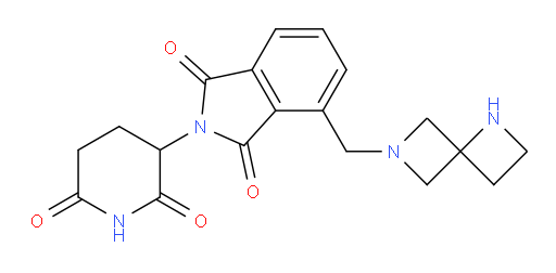 4-({1,6-diazaspiro[3.3]heptan-6-yl}methyl)-2-(2,6-dioxopiperidin-3-yl)-2,3-dihydro-1H-isoindole-1,3-dione