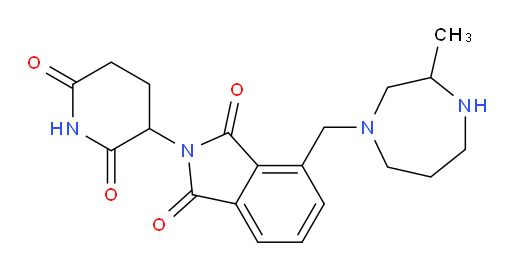 2-(2,6-dioxopiperidin-3-yl)-4-[(3-methyl-1,4-diazepan-1-yl)methyl]-2,3-dihydro-1H-isoindole-1,3-dione