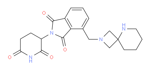 4-({2,5-diazaspiro[3.5]nonan-2-yl}methyl)-2-(2,6-dioxopiperidin-3-yl)-2,3-dihydro-1H-isoindole-1,3-dione