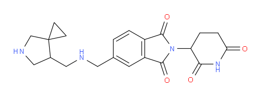 5-{[({5-azaspiro[2.4]heptan-7-yl}methyl)amino]methyl}-2-(2,6-dioxopiperidin-3-yl)-2,3-dihydro-1H-isoindole-1,3-dione