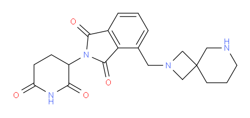4-({2,6-diazaspiro[3.5]nonan-2-yl}methyl)-2-(2,6-dioxopiperidin-3-yl)-2,3-dihydro-1H-isoindole-1,3-dione