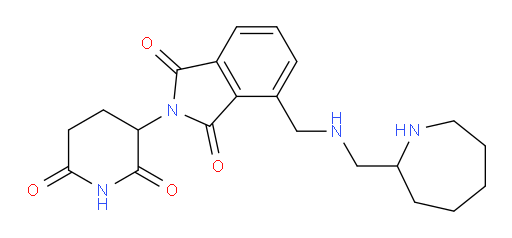 4-({[(azepan-2-yl)methyl]amino}methyl)-2-(2,6-dioxopiperidin-3-yl)-2,3-dihydro-1H-isoindole-1,3-dione