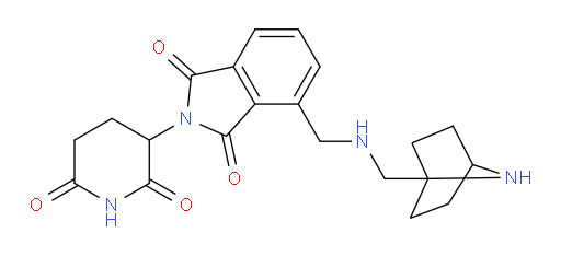 4-{[({7-azabicyclo[2.2.1]heptan-1-yl}methyl)amino]methyl}-2-(2,6-dioxopiperidin-3-yl)-2,3-dihydro-1H-isoindole-1,3-dione