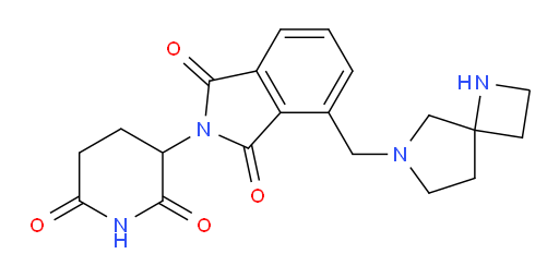 4-({1,6-diazaspiro[3.4]octan-6-yl}methyl)-2-(2,6-dioxopiperidin-3-yl)-2,3-dihydro-1H-isoindole-1,3-dione
