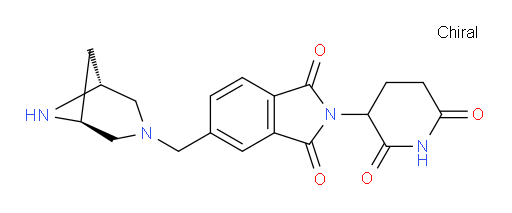 5-{[(1R,5S)-3,6-diazabicyclo[3.1.1]heptan-3-yl]methyl}-2-(2,6-dioxopiperidin-3-yl)-2,3-dihydro-1H-isoindole-1,3-dione