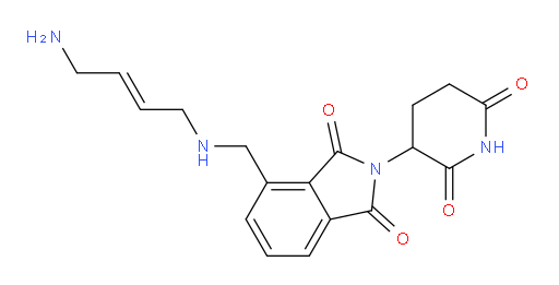 4-{[(4-aminobut-2-en-1-yl)amino]methyl}-2-(2,6-dioxopiperidin-3-yl)-2,3-dihydro-1H-isoindole-1,3-dione