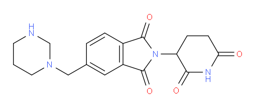5-[(1,3-diazinan-1-yl)methyl]-2-(2,6-dioxopiperidin-3-yl)-2,3-dihydro-1H-isoindole-1,3-dione