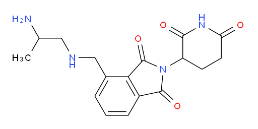 4-{[(2-aminopropyl)amino]methyl}-2-(2,6-dioxopiperidin-3-yl)-2,3-dihydro-1H-isoindole-1,3-dione