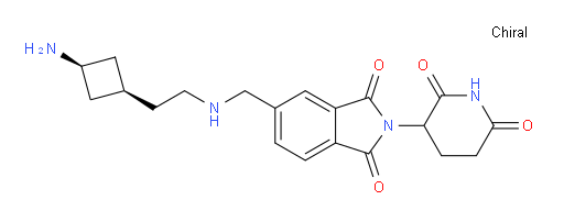 2-(2,6-dioxopiperidin-3-yl)-5-[({2-[(1s,3r)-3-aminocyclobutyl]ethyl}amino)methyl]-2,3-dihydro-1H-isoindole-1,3-dione