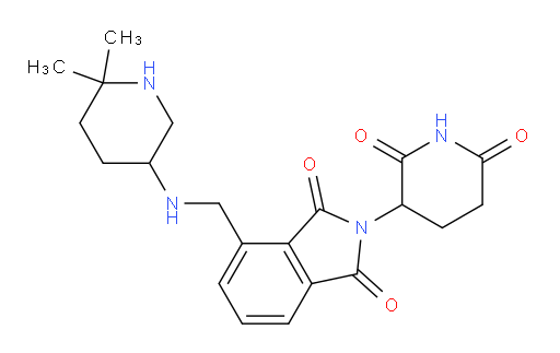 4-{[(6,6-dimethylpiperidin-3-yl)amino]methyl}-2-(2,6-dioxopiperidin-3-yl)-2,3-dihydro-1H-isoindole-1,3-dione