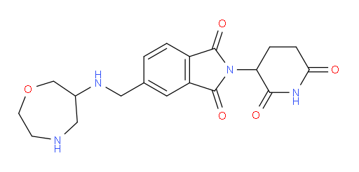 2-(2,6-dioxopiperidin-3-yl)-5-{[(1,4-oxazepan-6-yl)amino]methyl}-2,3-dihydro-1H-isoindole-1,3-dione