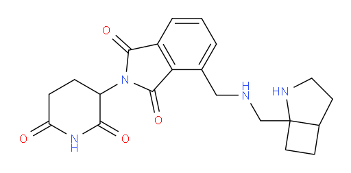 4-{[({2-azabicyclo[3.2.0]heptan-1-yl}methyl)amino]methyl}-2-(2,6-dioxopiperidin-3-yl)-2,3-dihydro-1H-isoindole-1,3-dione