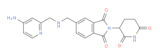 5-({[(4-aminopyridin-2-yl)methyl]amino}methyl)-2-(2,6-dioxopiperidin-3-yl)-2,3-dihydro-1H-isoindole-1,3-dione