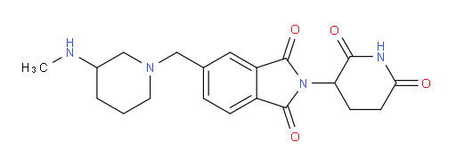2-(2,6-dioxopiperidin-3-yl)-5-{[3-(methylamino)piperidin-1-yl]methyl}-2,3-dihydro-1H-isoindole-1,3-dione