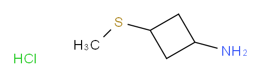3-(methylsulfanyl)cyclobutan-1-amine hydrochloride
