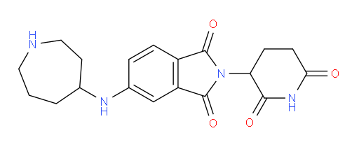 5-[(azepan-4-yl)amino]-2-(2,6-dioxopiperidin-3-yl)-2,3-dihydro-1H-isoindole-1,3-dione