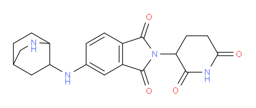 5-({2-azabicyclo[2.2.2]octan-6-yl}amino)-2-(2,6-dioxopiperidin-3-yl)-2,3-dihydro-1H-isoindole-1,3-dione