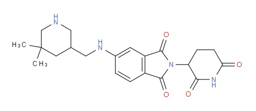 5-{[(5,5-dimethylpiperidin-3-yl)methyl]amino}-2-(2,6-dioxopiperidin-3-yl)-2,3-dihydro-1H-isoindole-1,3-dione