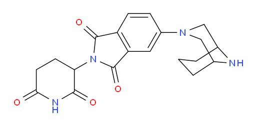 5-{3,9-diazabicyclo[3.3.1]nonan-3-yl}-2-(2,6-dioxopiperidin-3-yl)-2,3-dihydro-1H-isoindole-1,3-dione