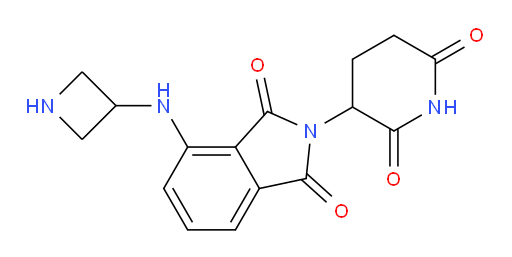 4-[(azetidin-3-yl)amino]-2-(2,6-dioxopiperidin-3-yl)-2,3-dihydro-1H-isoindole-1,3-dione