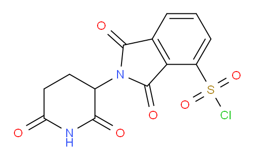 2-(2,6-dioxopiperidin-3-yl)-1,3-dioxo-2,3-dihydro-1H-isoindole-4-sulfonyl chloride