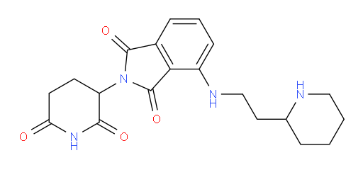 2-(2,6-dioxopiperidin-3-yl)-4-{[2-(piperidin-2-yl)ethyl]amino}-2,3-dihydro-1H-isoindole-1,3-dione
