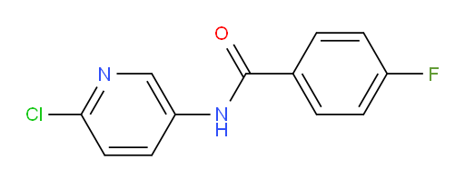 N-(6-chloropyridin-3-yl)-4-fluorobenzamide