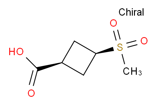 rac-(1s,3s)-3-methanesulfonylcyclobutane-1-carboxylic acid