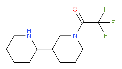 2,2,2-trifluoro-1-[3-(piperidin-2-yl)piperidin-1-yl]ethan-1-one