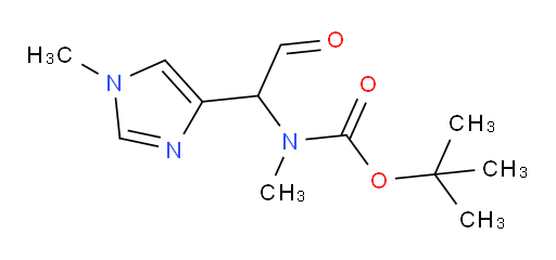 tert-butyl N-methyl-N-[1-(1-methyl-1H-imidazol-4-yl)-2-oxoethyl]carbamate