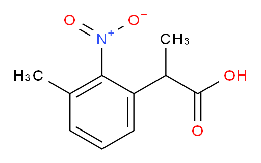 2-(3-methyl-2-nitrophenyl)propanoic acid
