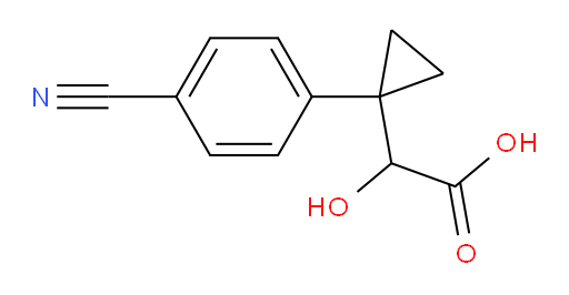 2-[1-(4-cyanophenyl)cyclopropyl]-2-hydroxyacetic acid
